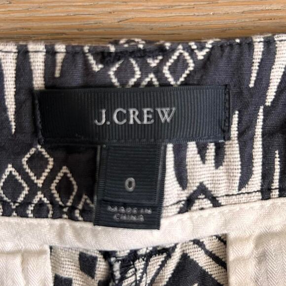 J. Crew black and white patterned shorts - Picture 2 of 5
